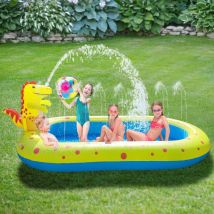 Inflatable Dinosaur Fountain Children's Water Slide Pool Paddling Pool Sprinkler Pad Game Pool Toys
