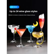 Verre créatif Cocktail personnalisé Combinaison Bar Martini Internet Verre rouge Ensemble Coupe à champagne