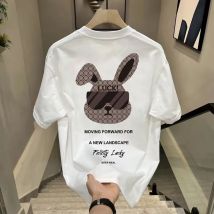 Men's Clothing Short sleeved T shirt men's design niche summer trend men's loose high end quality large size tops brand