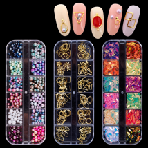 Gwong Multi Pattern Nail Art Rivet Sticker Femmes Ongle Manucure DIY Decal Decor