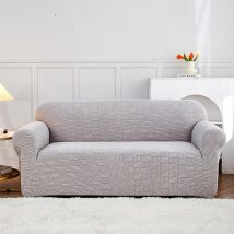 Housse de canapé élastique jacquard polaire universelle housse de canapé simple pour trois personnes couverture complète combinaison canapé serviette coussin de canapé