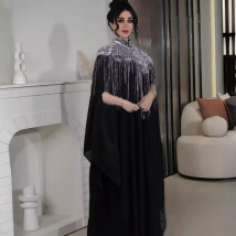 Women's Clothing Middle East Muslim Sequins Tassel Heavy Two Piece Suit Dress Robe National Costume For Women