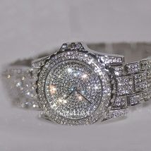 Yamaler Montre-bracelet à quartz avec bracelet en acier inoxydable pour femme