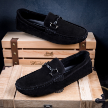 Mocassins pour hommes, chaussures de conduite, mocassins Oxford à enfiler pour hommes