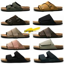 Chaussures de plage décontractées en liège pour hommes, tongs d'été