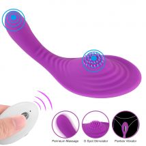 Vibromasseurs Stimulateur de clitoris invisible Télécommande sans fil Vibromasseur de culotte portable 10 vitesses Jouets sexuels