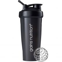 Gains Nutrition Shaker Bottle | Black