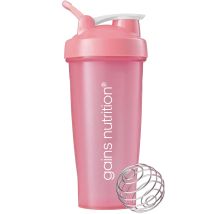Gains Nutrition Shaker Bottle | Pink