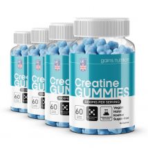 Creatine Gummies | Blueberry Flavour | 4 Pack
