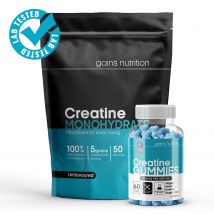 Creatine Duo Bundle - 250g Pouch + Gummies