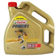 CASTROL Power 1 4T 20w50 4L - półsyntetyczny olej motocyklowy