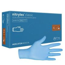 MERCATOR Nitrylex Classic XL - rękawice nitrylowe niebieskie