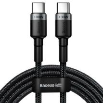 BASEUS Kabel USB-C do USB-C Cafule, QC 3.0, PD 2.0, 100W, 5A, 2m