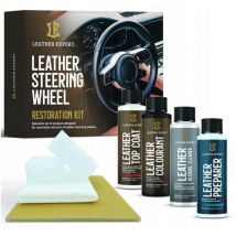 Leather Expert Leather Steering Wheel Kit Black 4x50ml (zestaw) - renowacja skóry kierownicy