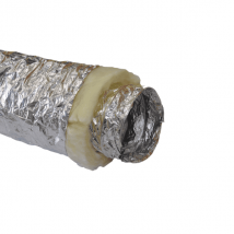 Gaine isolée laine de verre M0/M1 diamètre 200 Mm