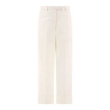 Trousers Thom Browne , White , Dames