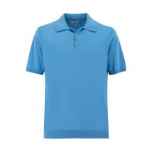 Polo Shirt Ballantyne , Blue , Heren