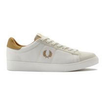 Mesh Nubuck Snow White Sneakers Fred Perry , White , Heren