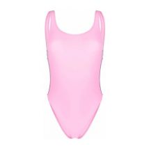 Eendelig badpakStretch Fabric Swimsuit with Logo Chiara Ferragni Collection , Pink , Dames