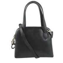 Pre-owned Leather handbags Salvatore Ferragamo Pre-owned , Black , Dames