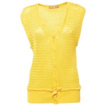 Pre-owned Knit tops Dior Vintage , Yellow , Dames
