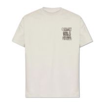 T-shirt met logo Carhartt Wip , Gray , Heren
