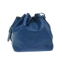 Pre-owned Leather louis-vuitton-bags Louis Vuitton Vintage , Blue , Dames