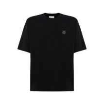 Iconische Kleur Match T-Shirt Maison Kitsuné , Black , Heren
