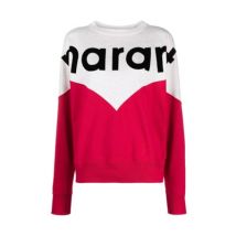 Biologisch Katoen Blend Sweatshirt Isabel Marant Étoile , Red , Dames