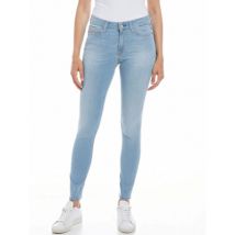 Hoge Taille Skinny Denim Jeans Replay , Blue , Dames
