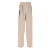 Wide Trousers Theory , Beige , Dames