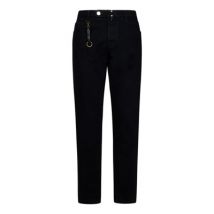 Slim-fit Zwarte Katoenen Denim Jeans Incotex , Black , Heren