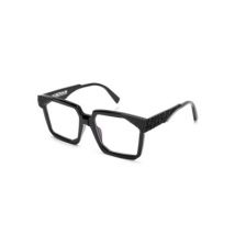 Stijlvolle Optische Bril voor Dagelijks Gebruik Kuboraum , Black , Unisex