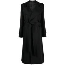 Belted Coats Tagliatore , Black , Dames