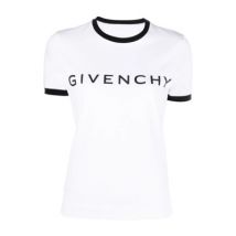 Twee-Tone Design T-shirts en Polos Givenchy , White , Dames