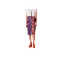 Le Couchant printed wrap skirt Sessun , Purple , Dames