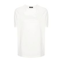 Witte Katoenen Jersey T-shirts en Polos Fabiana Filippi , White , Dames