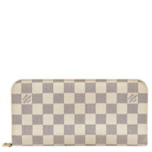 Pre-owned Coated canvas wallets Louis Vuitton Vintage , White , Dames