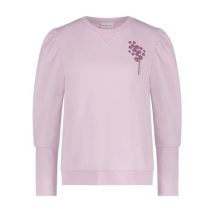 Organisch Katoenen Bloemenprint Sweatshirt Jane Lushka , Purple , Dames
