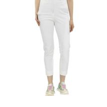 Cropped Trousers Incotex , White , Dames