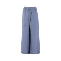 Wide Trousers Fabiana Filippi , Blue , Dames