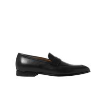 Marzio Loafers - Handgemaakte Italiaanse Penny Loafers Scarosso , Black , Heren
