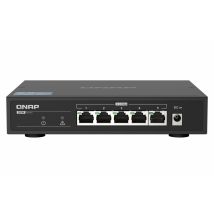 qnap QNAP QSW-1105-5T verkkokytkin Hallitsematon Gigabit Ethernet (10/100/1000) Musta (QSW-1105-5T)