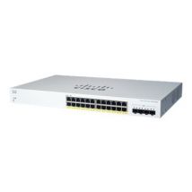cisco Cisco CBS220-24P-4X-EU Smart 24-port GE, PoE+ 195W, 4x10G SFP+ (CBS220-24P-4X-EU)