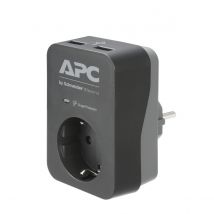 APC PME1WU2B-GR ylijännitesuoja Musta, Harmaa 1 AC-pistorasia(a) 230 V (PME1WU2B-GR)