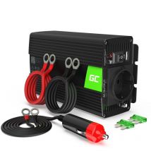 Green Cell INV01DE virta-adapteri ja vaihtosuuntaaja Auto 300 W Musta (INV01DE)