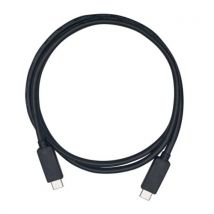 qnap QNAP USB3.1 GEN2 10G 1.0M TYPE-C TO TYPE-C CABLE USB-kaapeli 1 m USB 3.2 Gen 2 (3.1 Gen 2) USB C Musta (CAB-U310G10MCC)