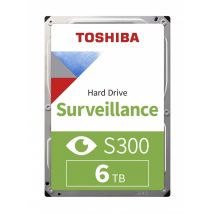 Toshiba HDD  S300 Pro (CMR) HDWT360UZSVA 6TB 3,5' 7200 SATA III Surveillance BULK (HDWT360UZSVA)