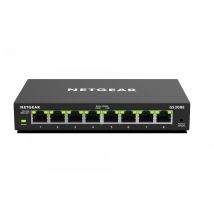 Netgear NETGEAR GS308E Hallittu Gigabit Ethernet (10/100/1000) Musta (GS308E-100PES)