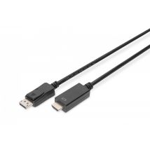 DIGITUS DisplayPort Adapter Cable, DP - HDMI type A (AK-340303-030-S)